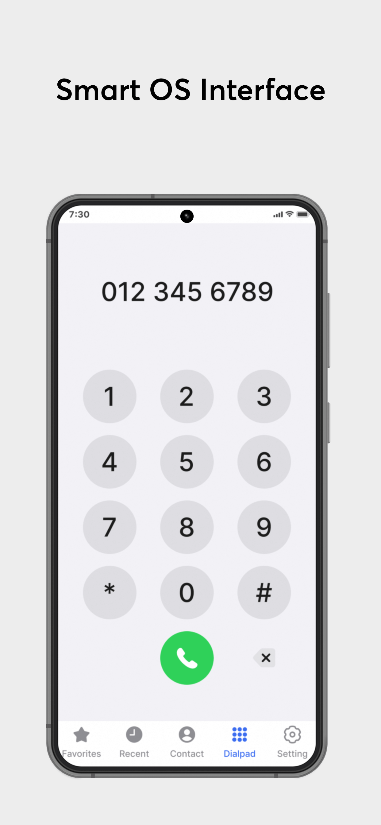 اسکرین شات 2 برنامه iCall OS Dialer & Call Screen