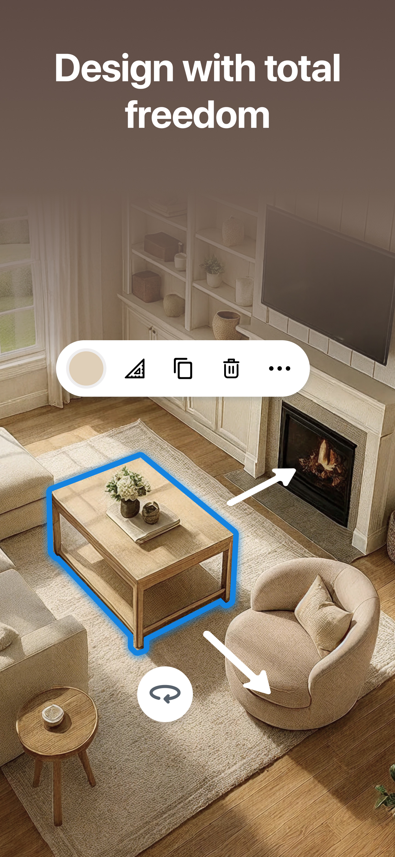 اسکرین شات 5 برنامه Home Planner AI: Room Interior