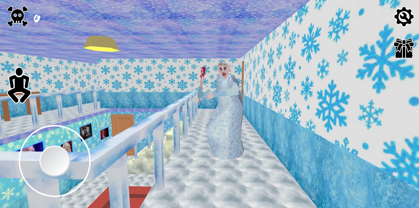 اسکرین شات 1 بازی Scary Frozen Granny Ice Queen Horror Mod