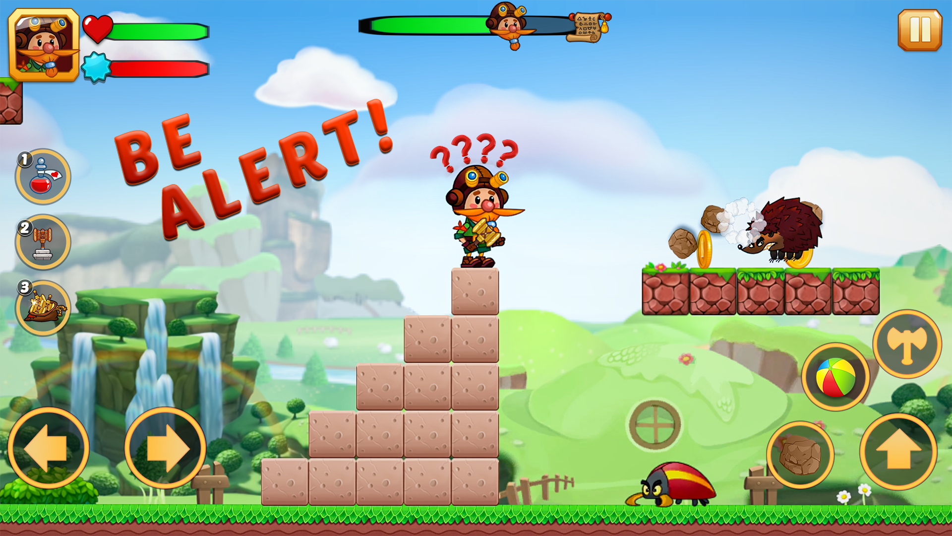 اسکرین شات 3 بازی Jake Adventure Time-Jungle Run