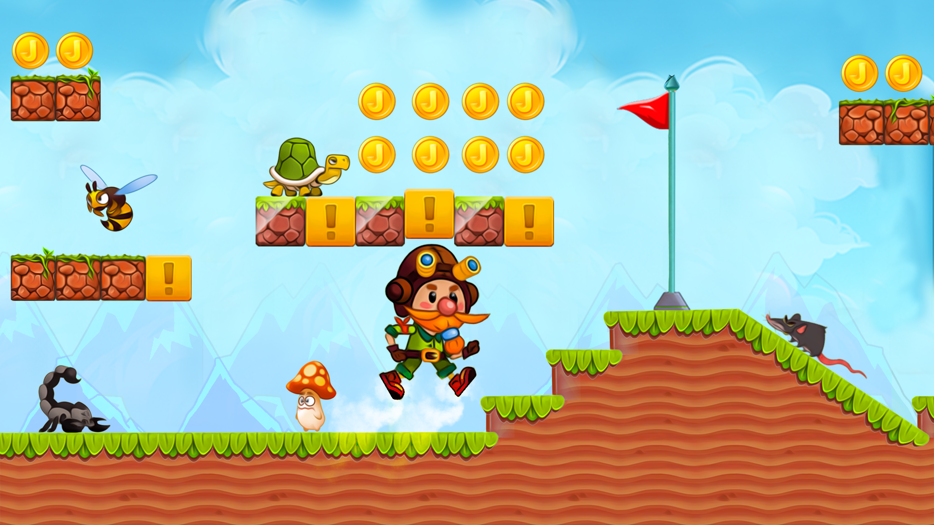 اسکرین شات 1 بازی Jake Adventure Time-Jungle Run