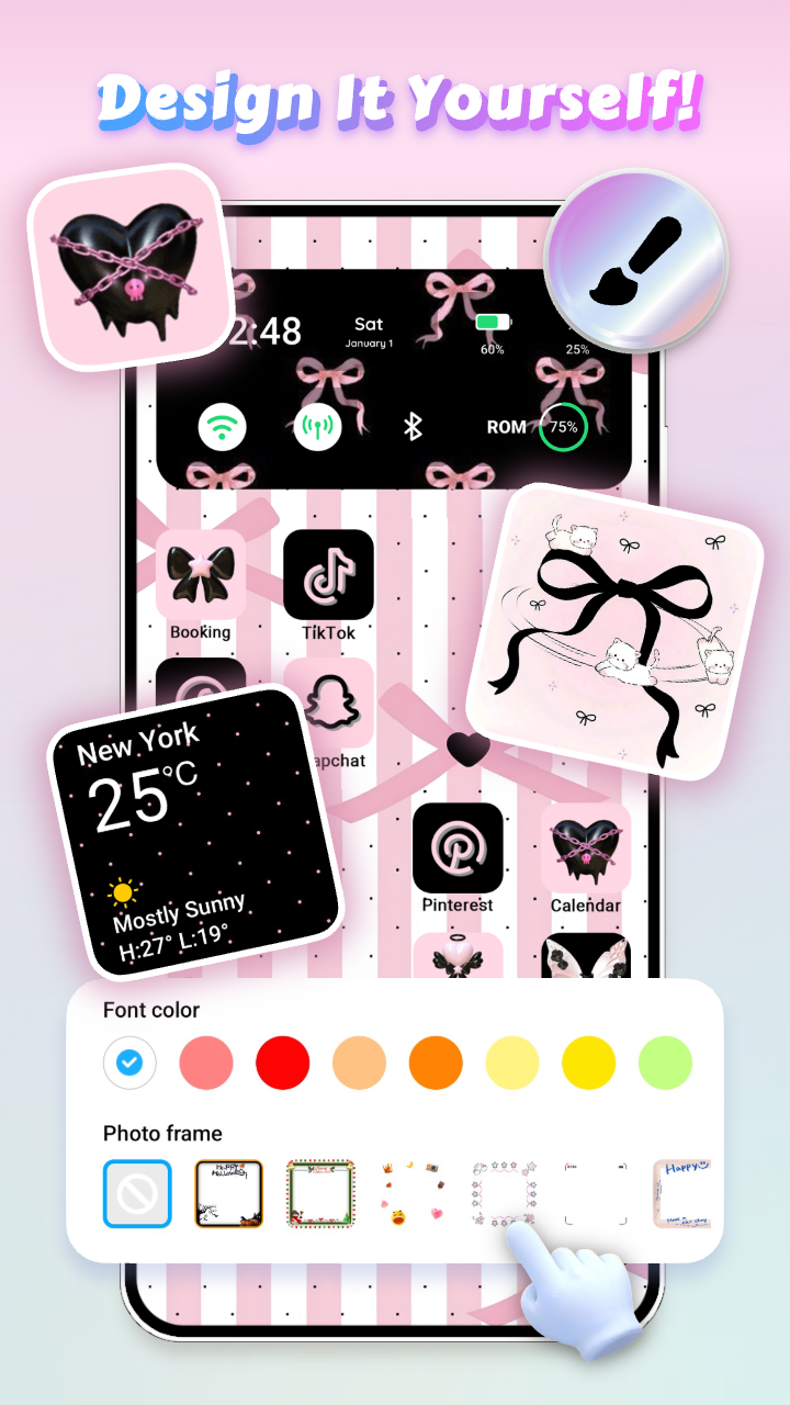 اسکرین شات 5 برنامه StarTheme - Widgets & Icons