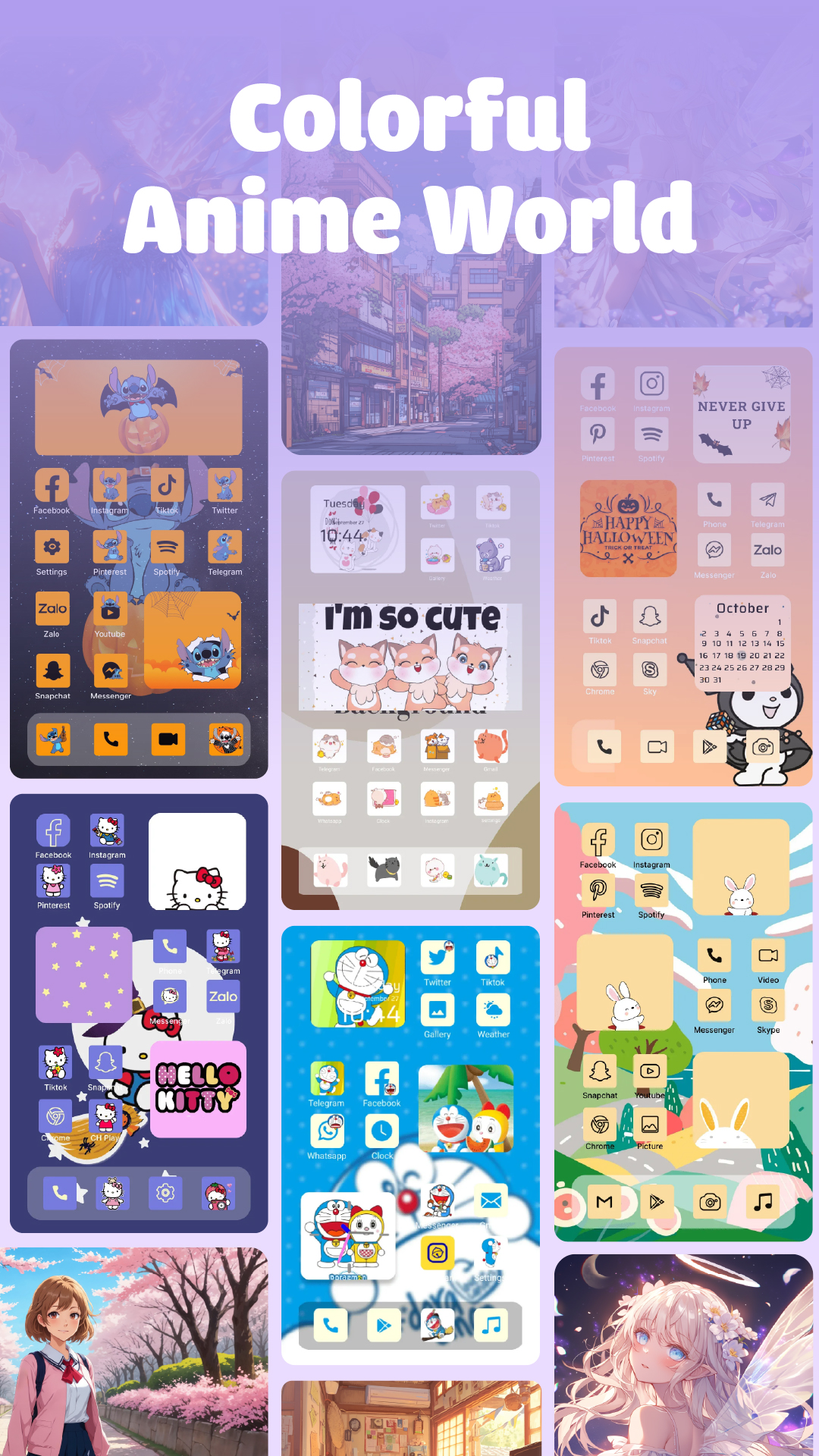 اسکرین شات 3 برنامه App Icon Changer & Cute Themes