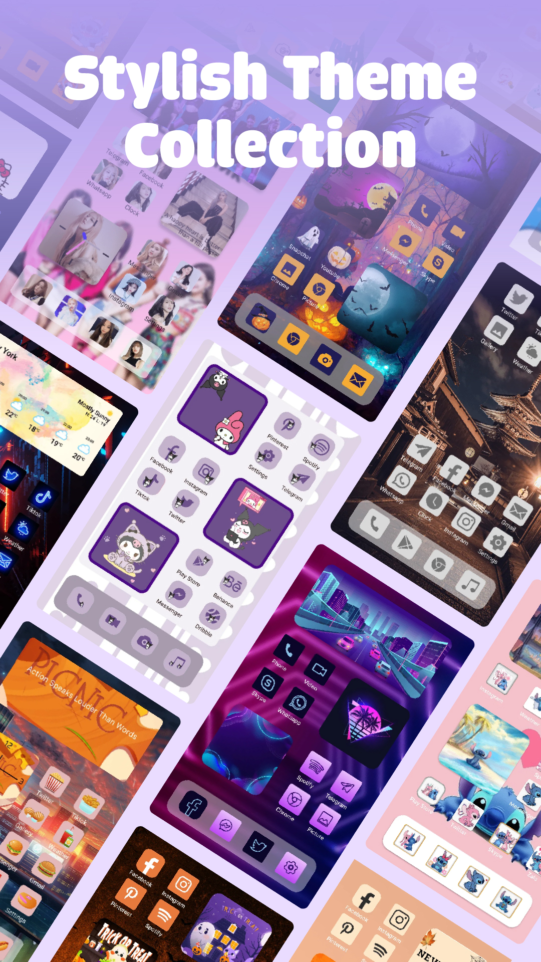 اسکرین شات 2 برنامه App Icon Changer & Cute Themes