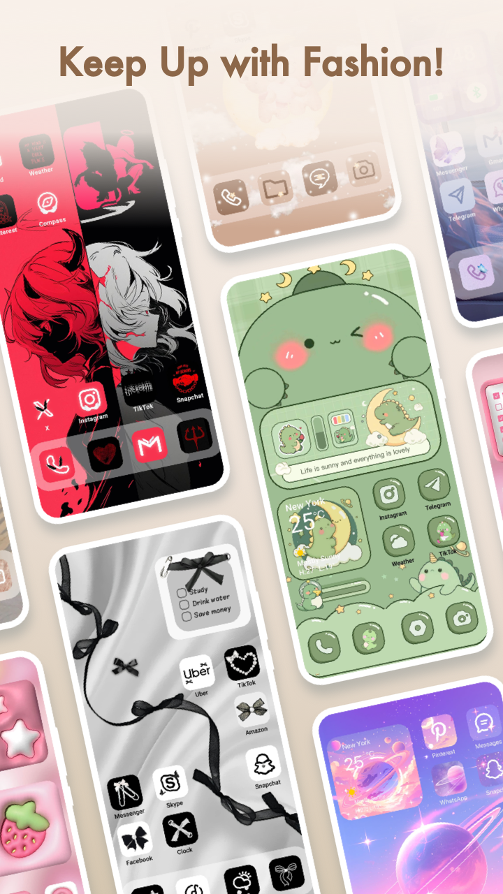اسکرین شات 2 برنامه Themepack - App Icons, Widgets