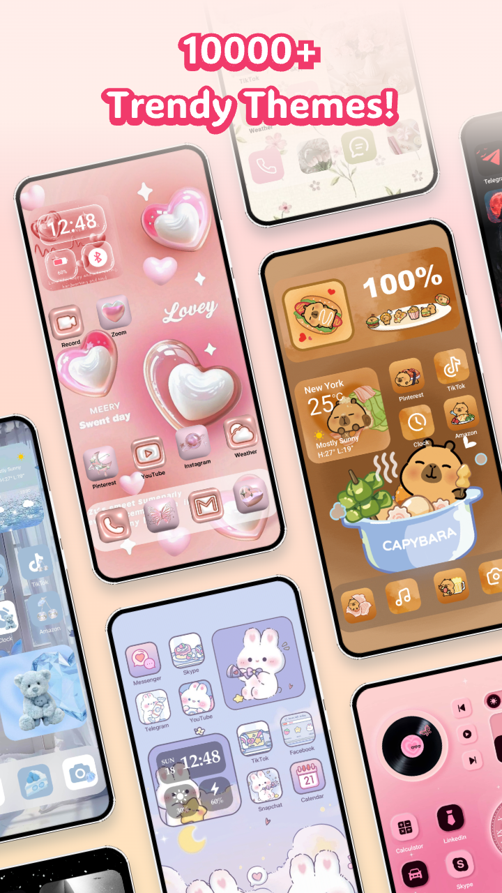 اسکرین شات 1 برنامه Themely - Icons & Widgets