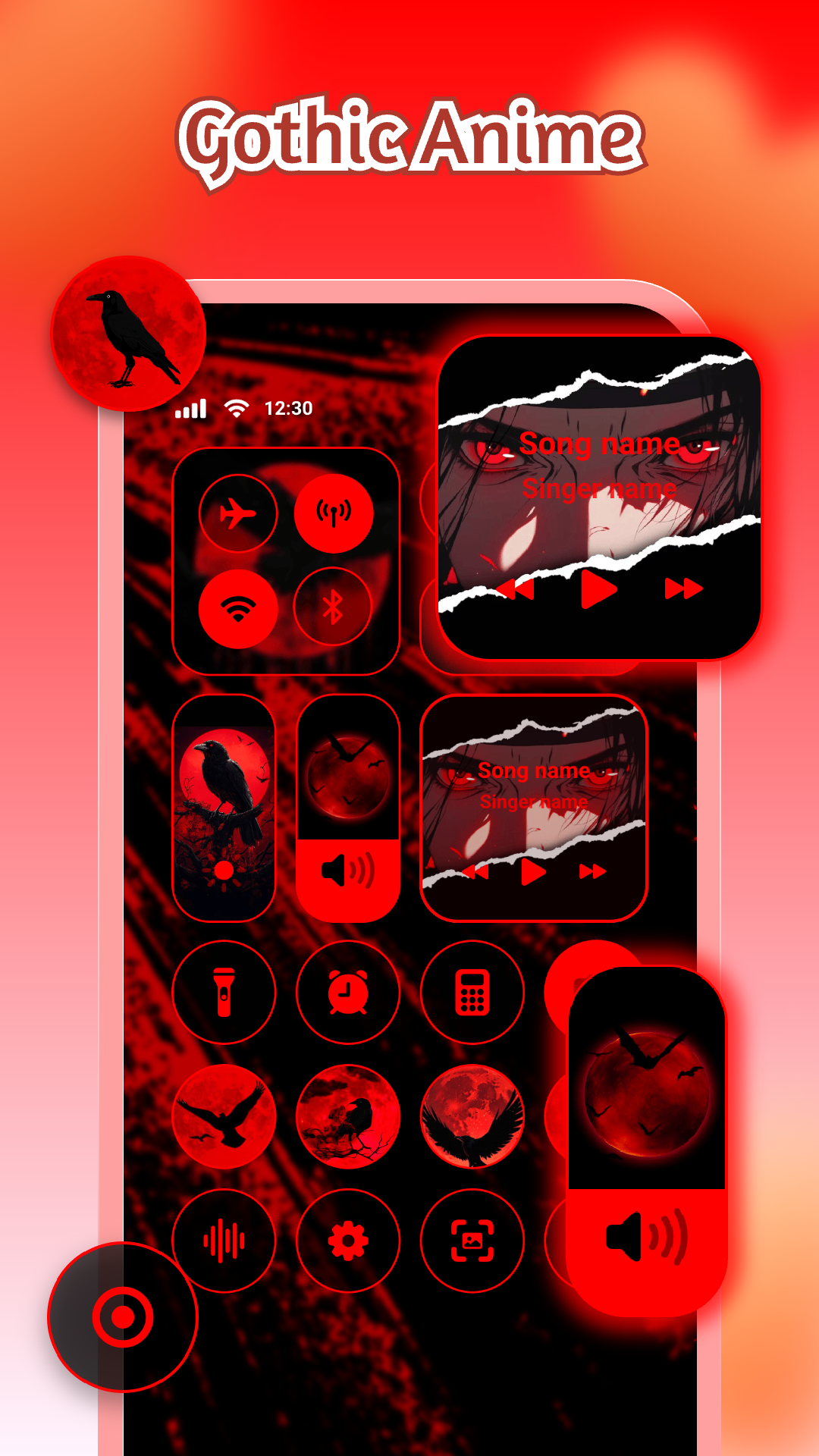 اسکرین شات 5 برنامه iControl: Easy Widgets Themes