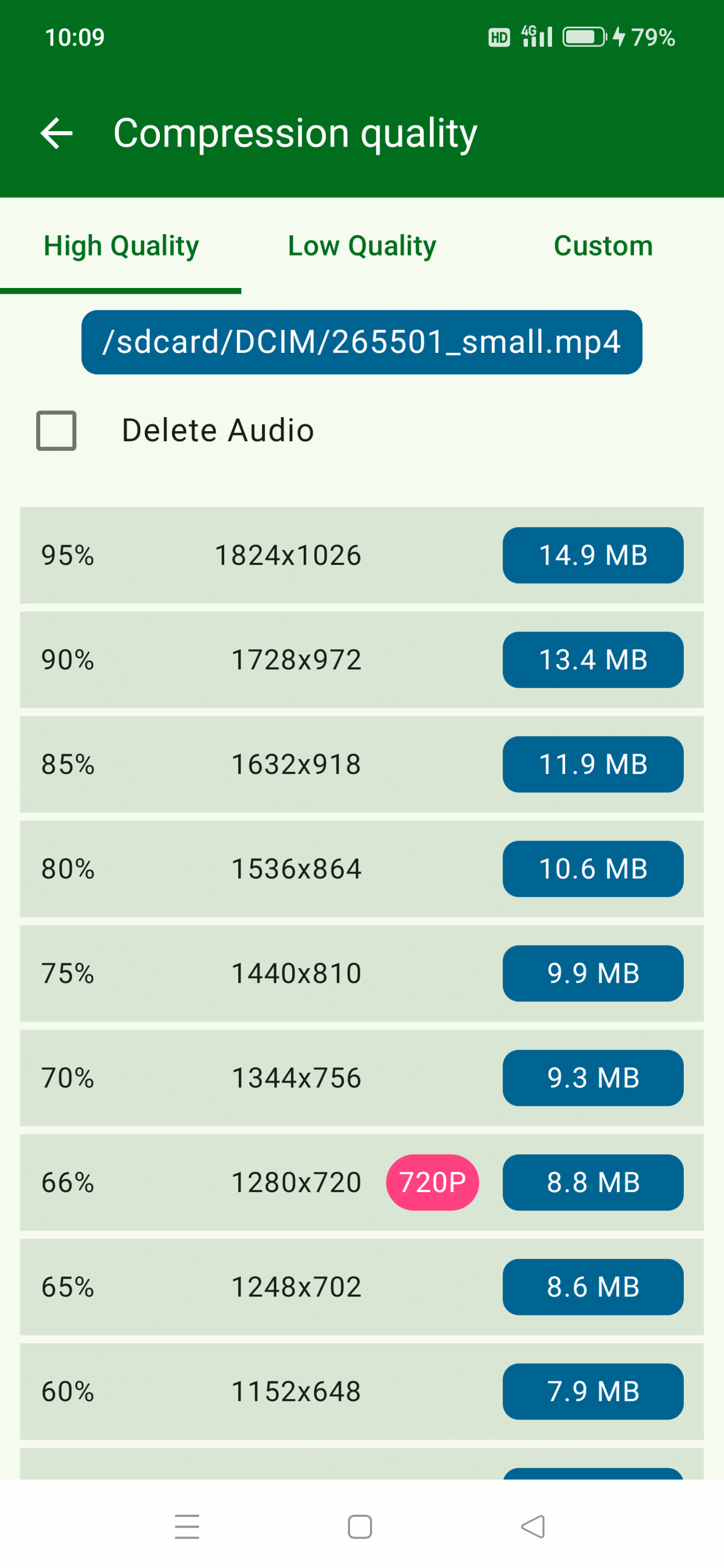 اسکرین شات 3 برنامه Video Compressor &Video Cutter