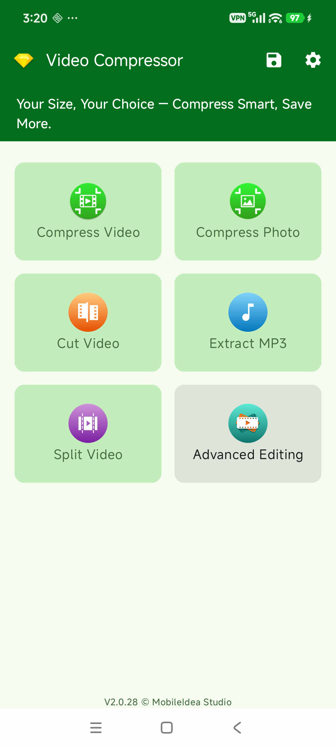 اسکرین شات 1 برنامه Video Compressor &Video Cutter