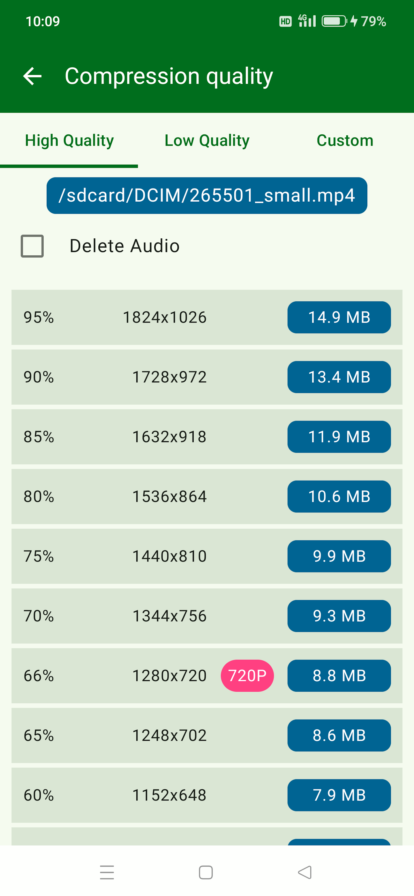 اسکرین شات 3 برنامه Video Compressor &Video Cutter