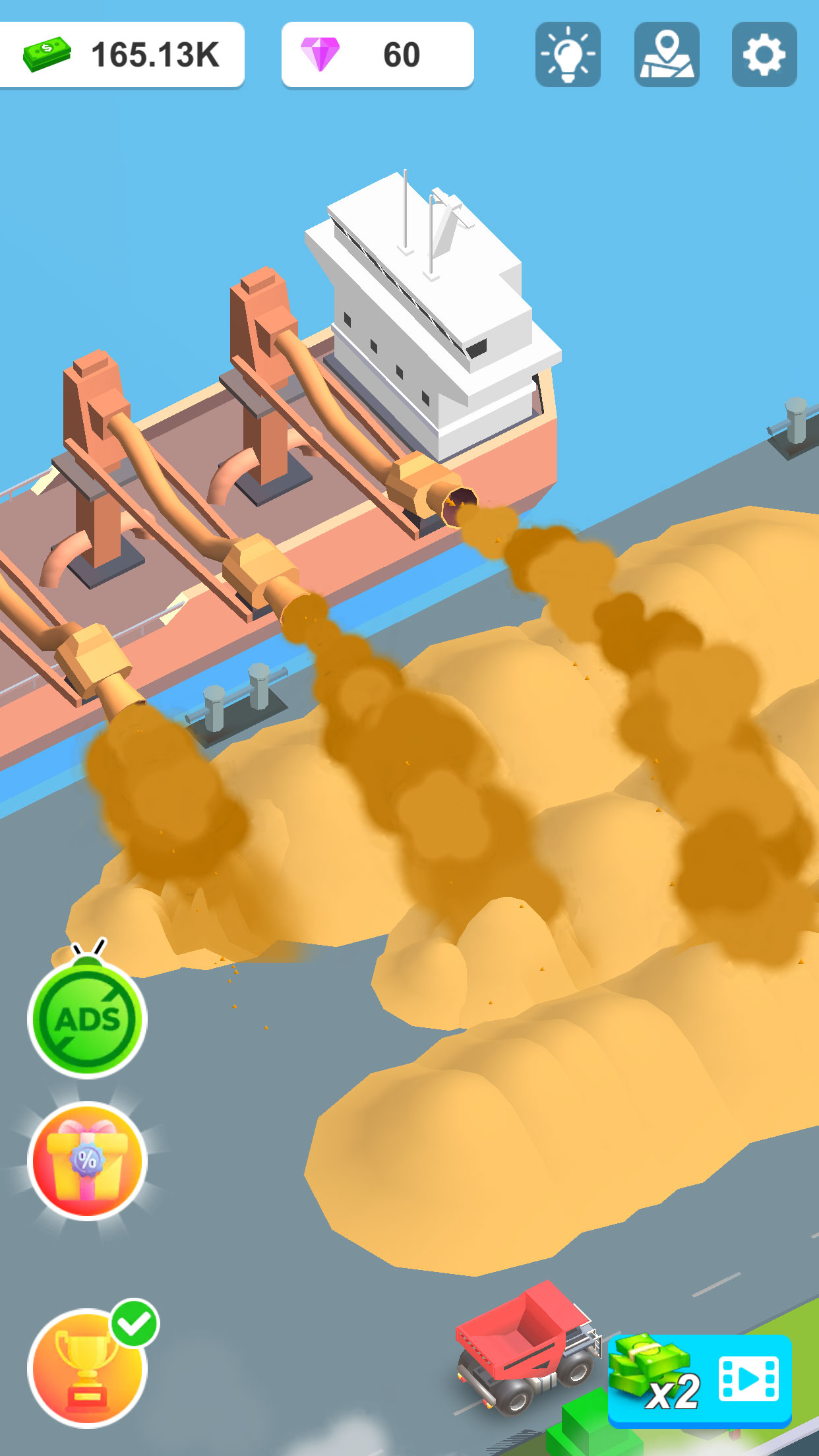 اسکرین شات 1 بازی Idle Sand Tycoon