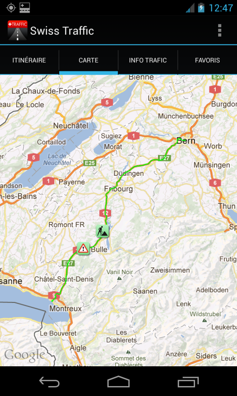 اسکرین شات 4 برنامه Swiss Traffic