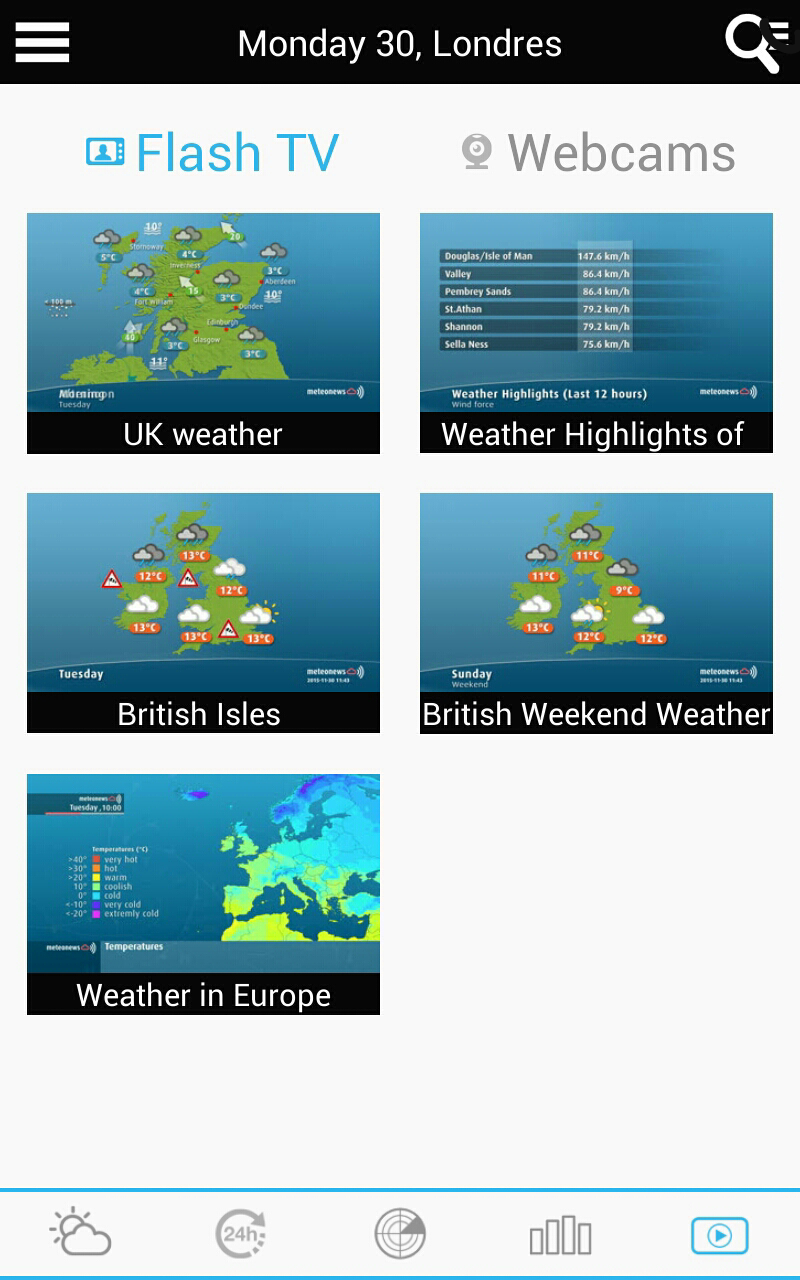 اسکرین شات 7 برنامه USA Weather forecast