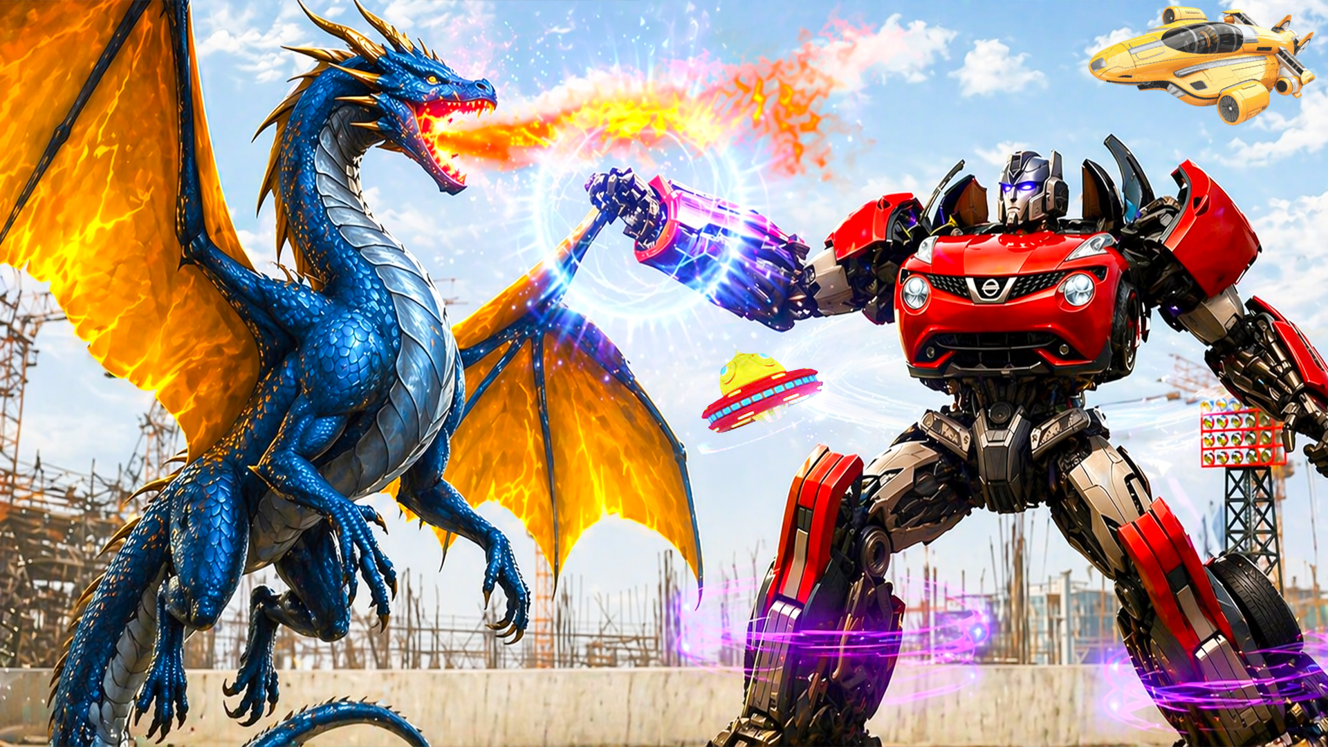 اسکرین شات 2 بازی Robot Transform Car Fight