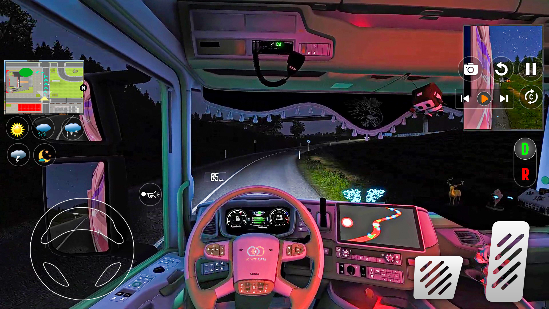 اسکرین شات 5 بازی US Cargo Truck Driving 3D Game