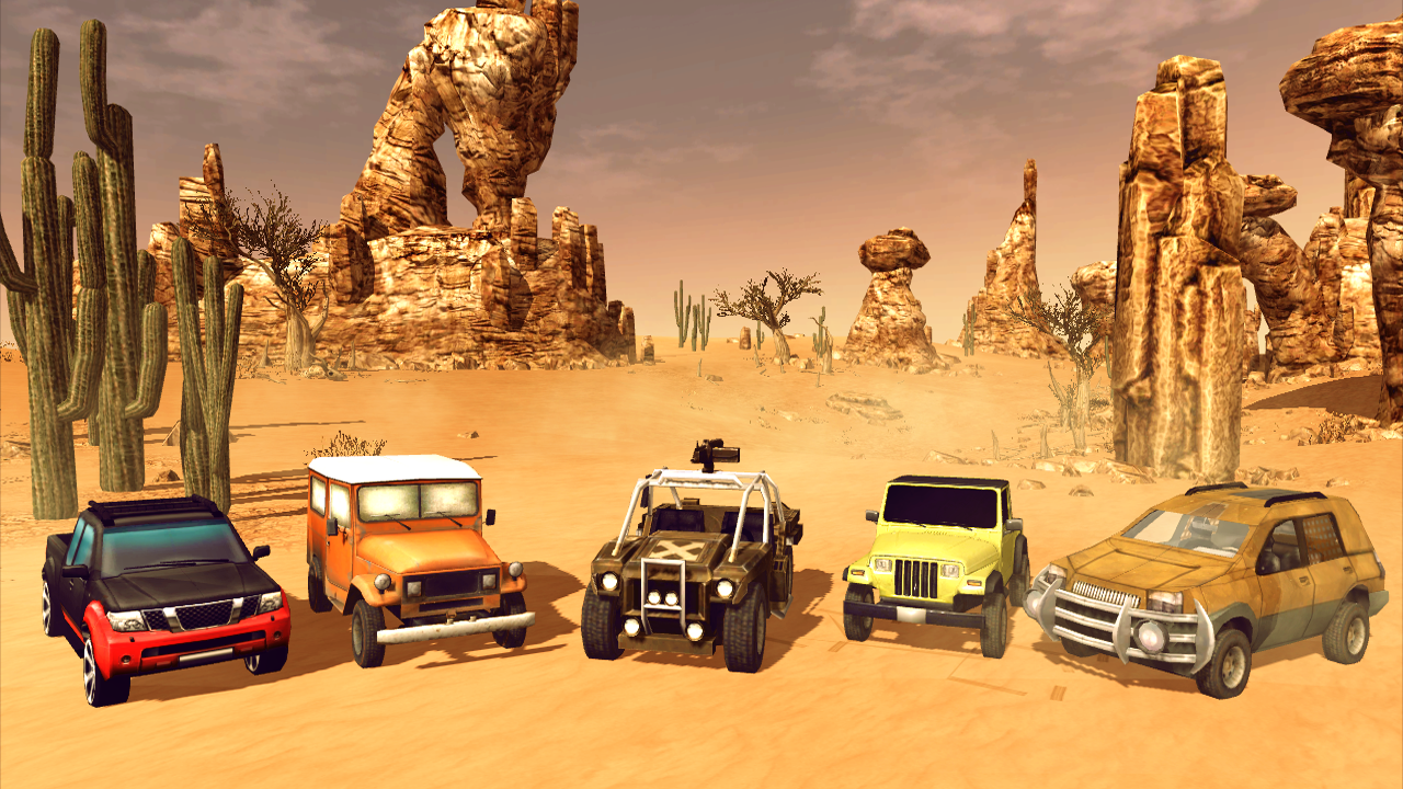 اسکرین شات 1 بازی Offroad Jeep Drift Desert Race