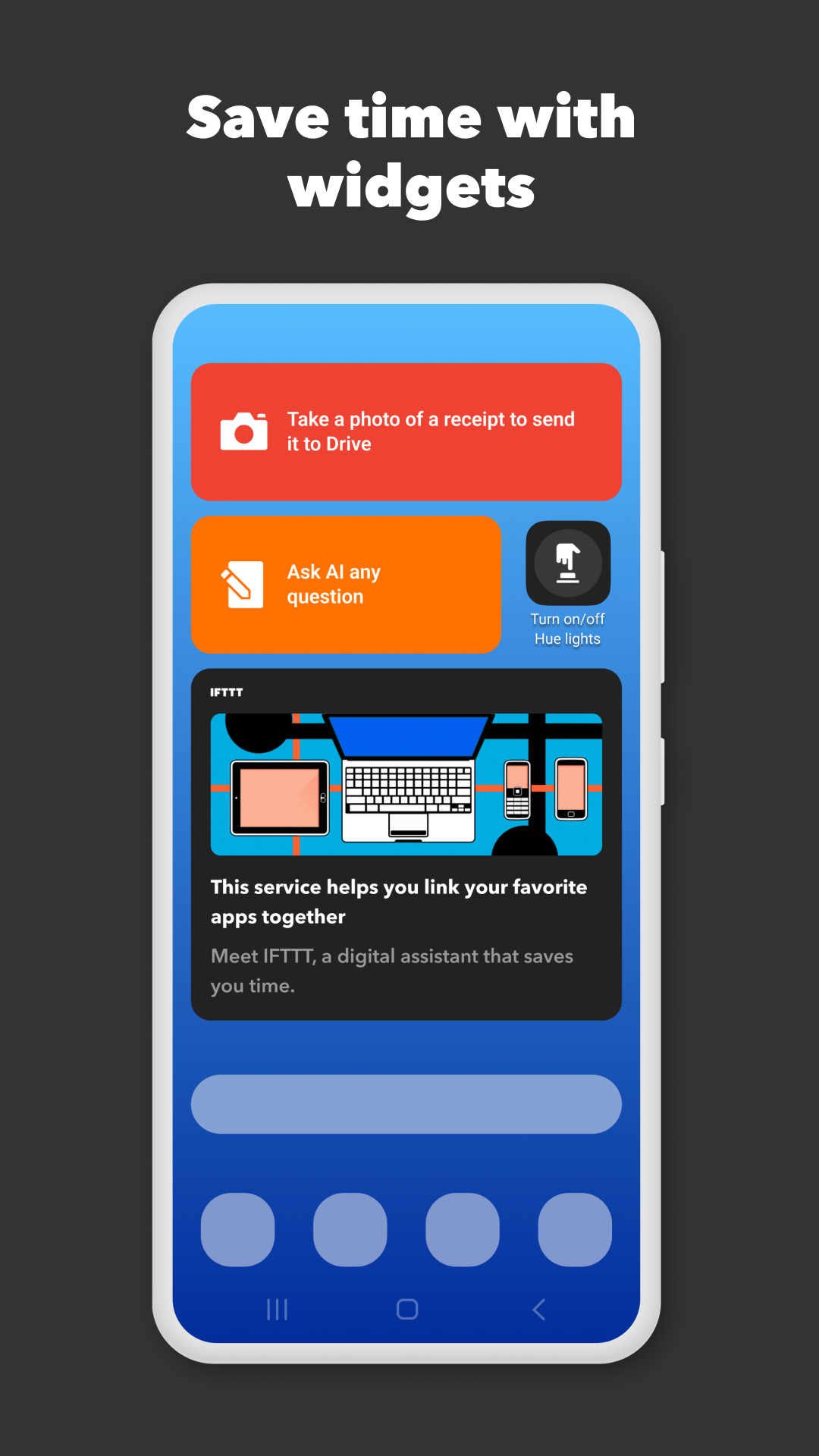 اسکرین شات 6 برنامه IFTTT - Automate work and home