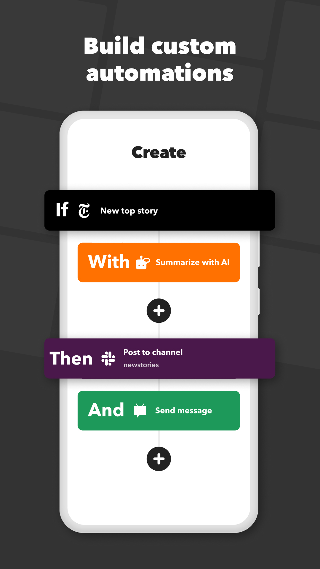 اسکرین شات 3 برنامه IFTTT - Automate work and home