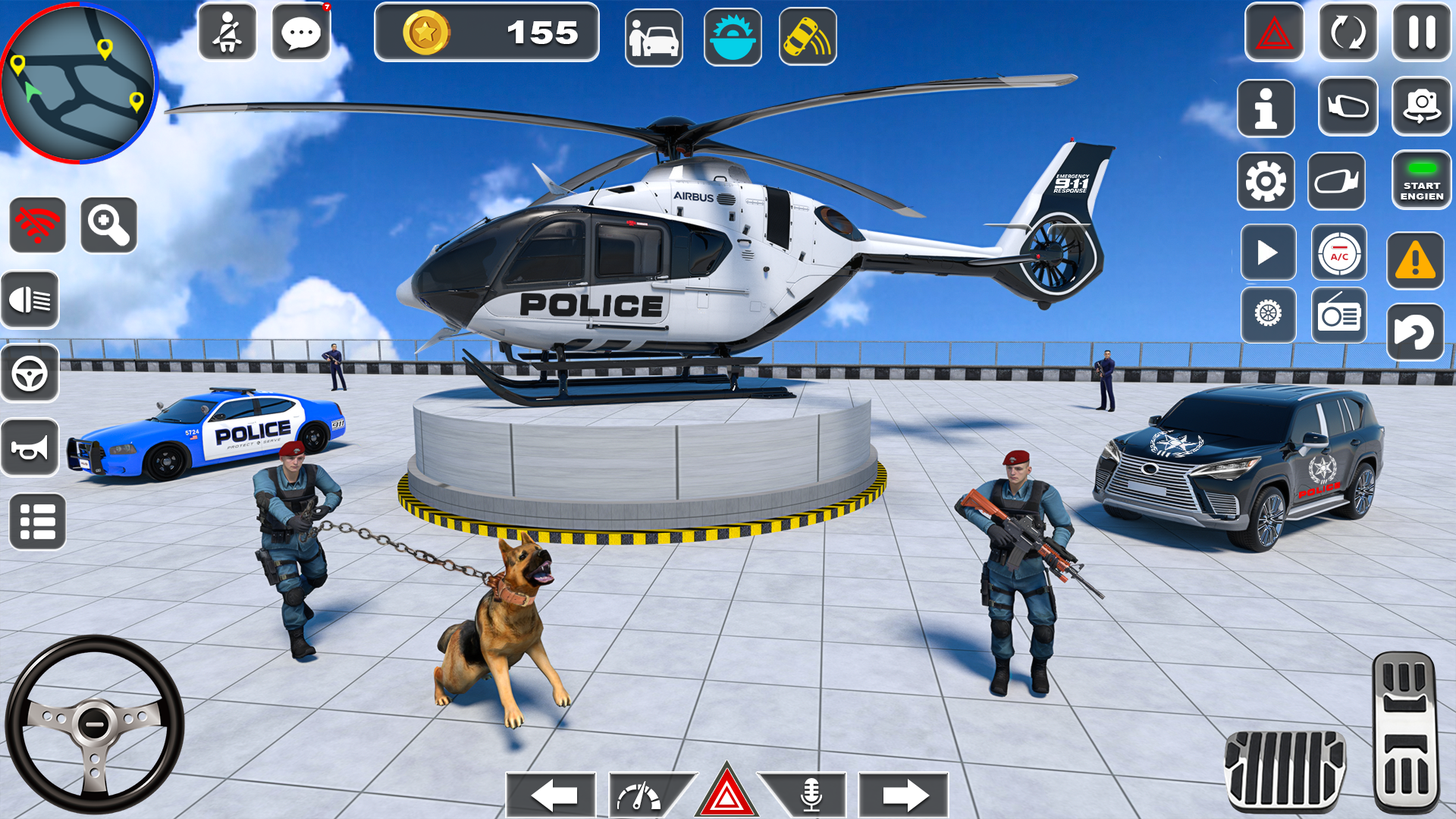 اسکرین شات 3 بازی Police Truck Driving Games 3D