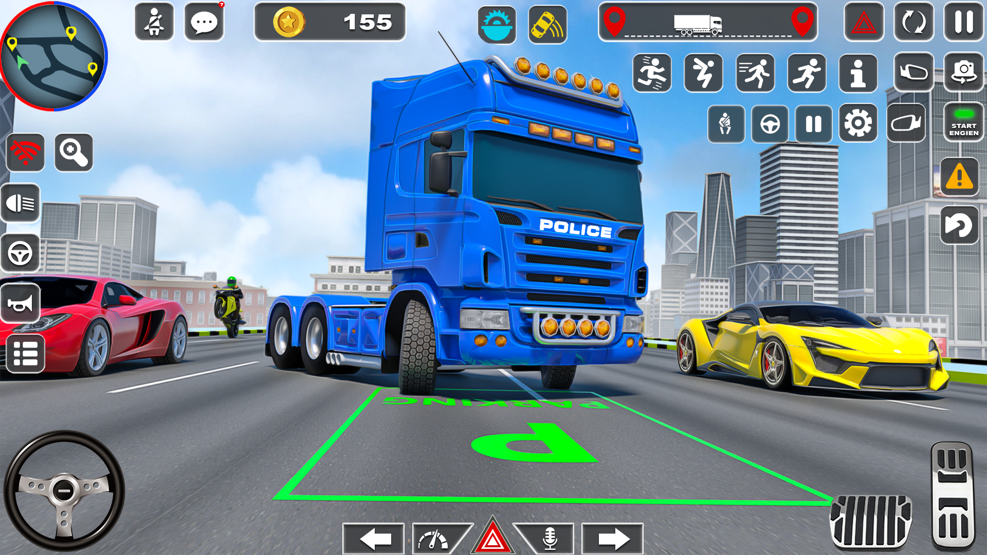 اسکرین شات 5 بازی Police Truck Driving Games 3D