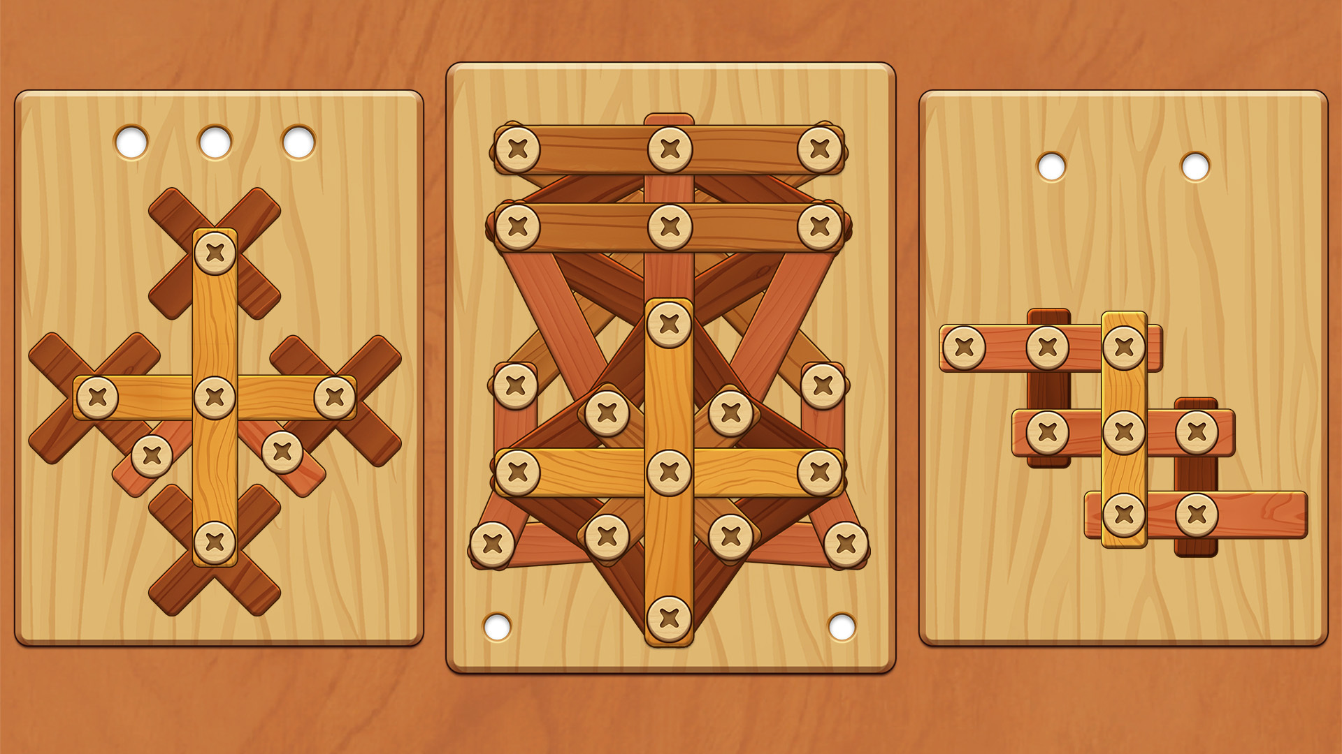 اسکرین شات 8 بازی Wood Screw Puzzle