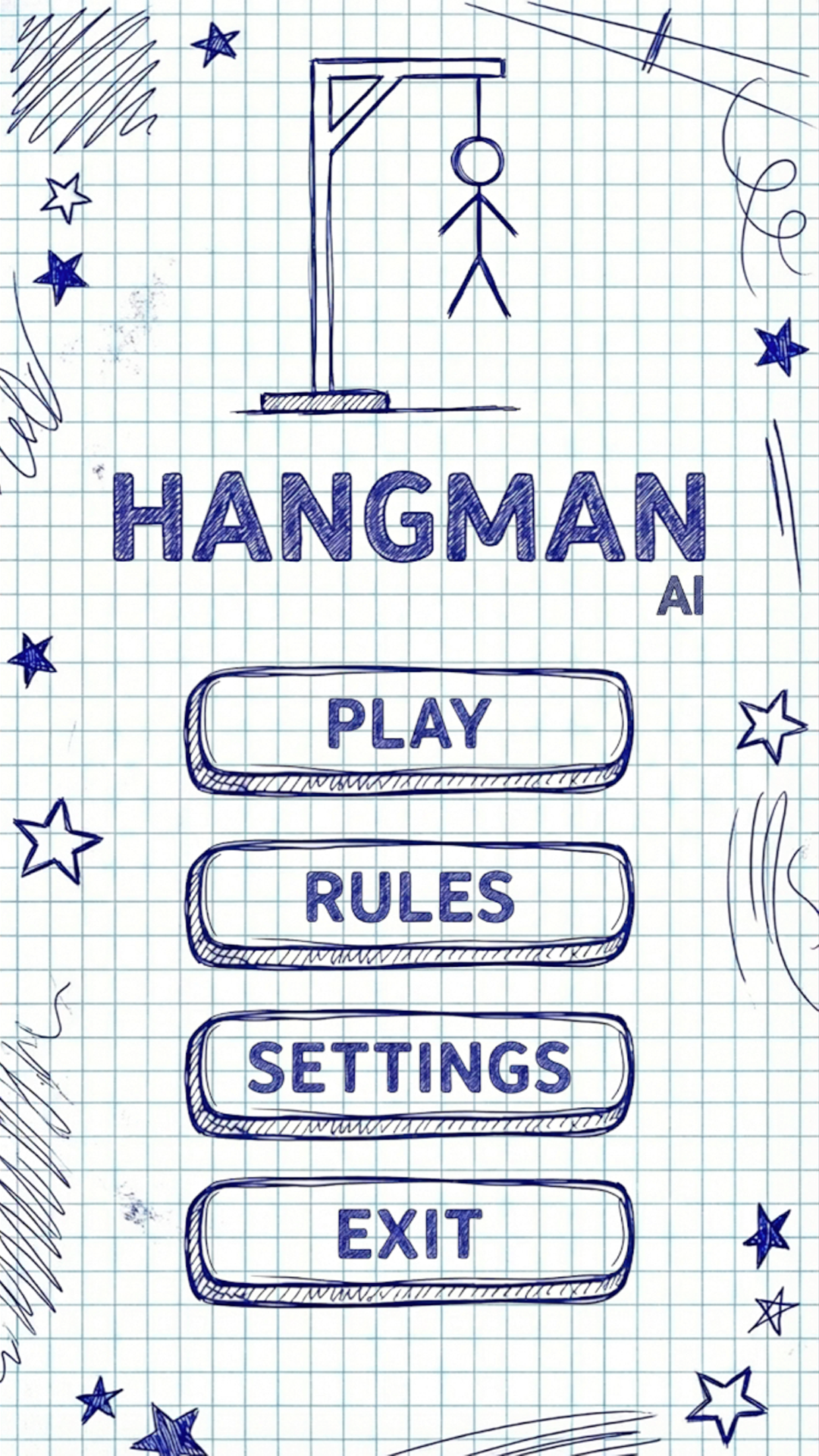 اسکرین شات 1 بازی Hangman Ai