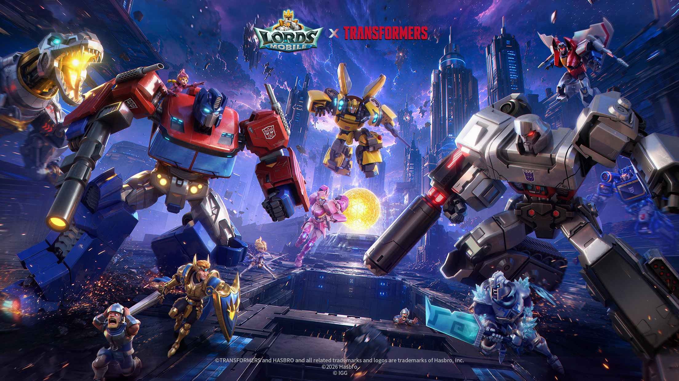 اسکرین شات 1 بازی Lords Mobile x Transformers