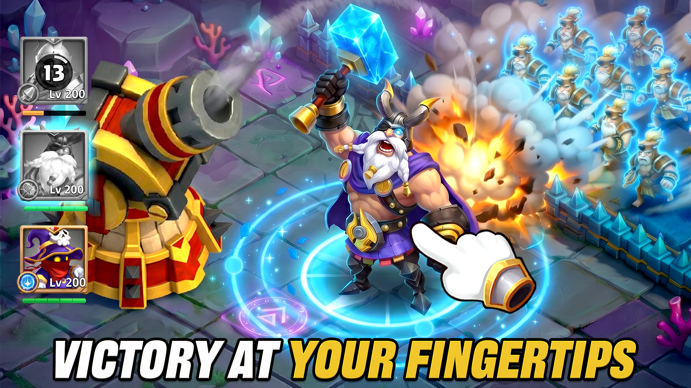 اسکرین شات 1 بازی Castle Clash: World Ruler
