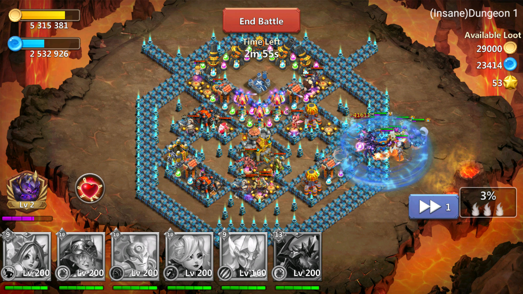 اسکرین شات 2 بازی Castle Clash: World Ruler