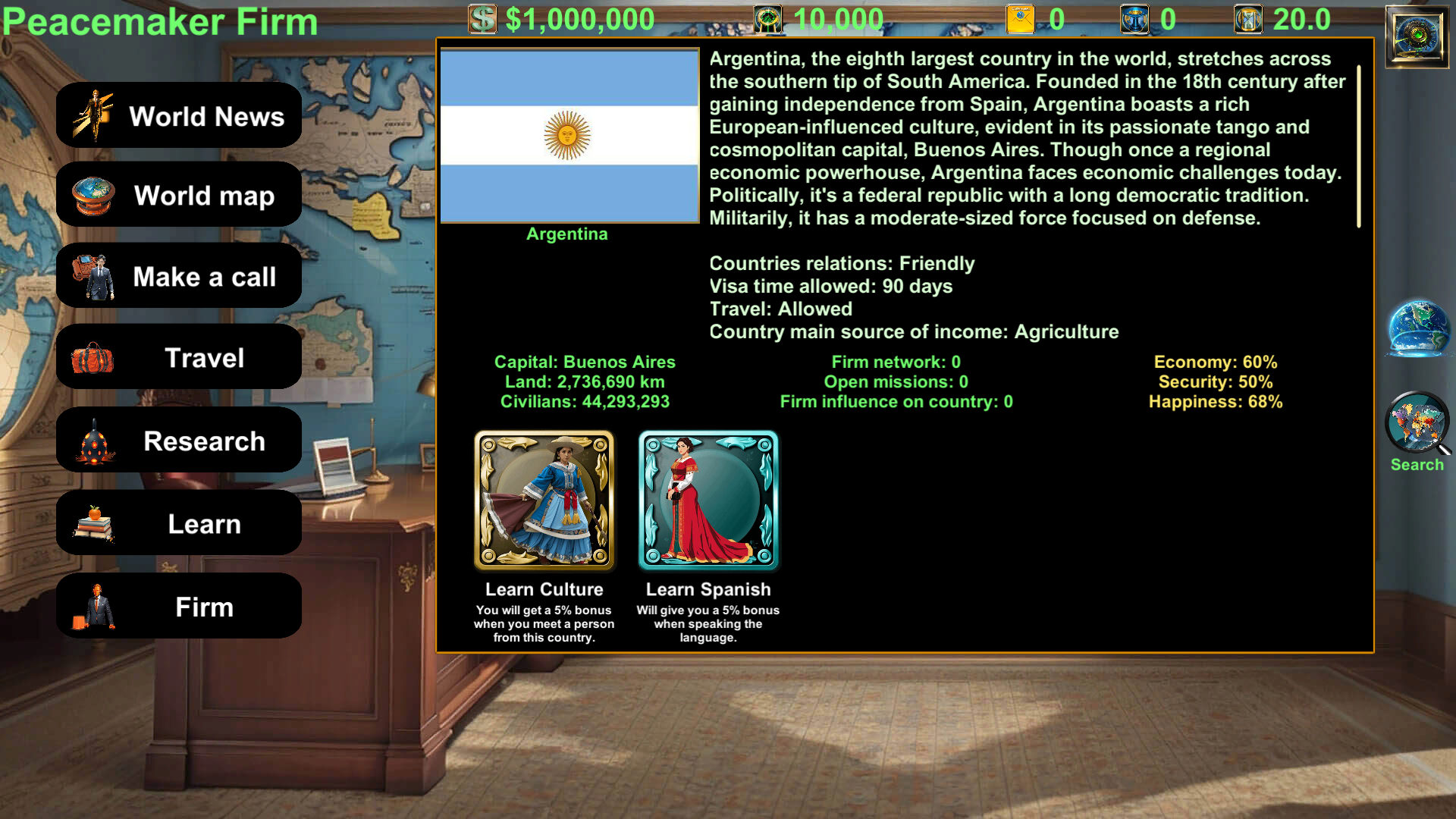 اسکرین شات 6 بازی World Diplomat