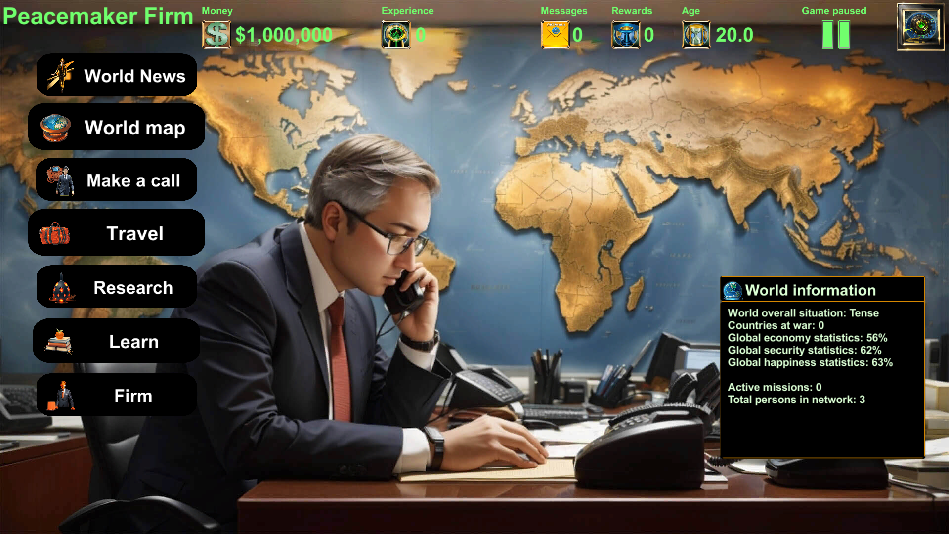 اسکرین شات 1 بازی World Diplomat