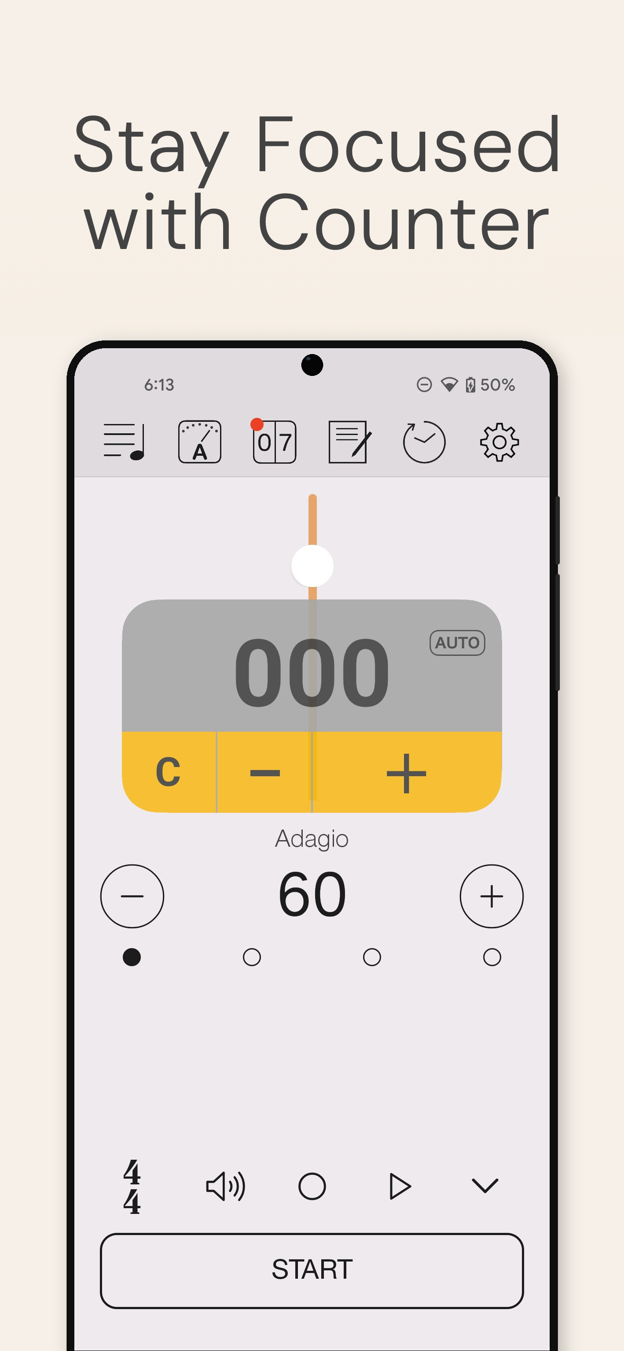 اسکرین شات 3 برنامه Smart Metronome & Tuner