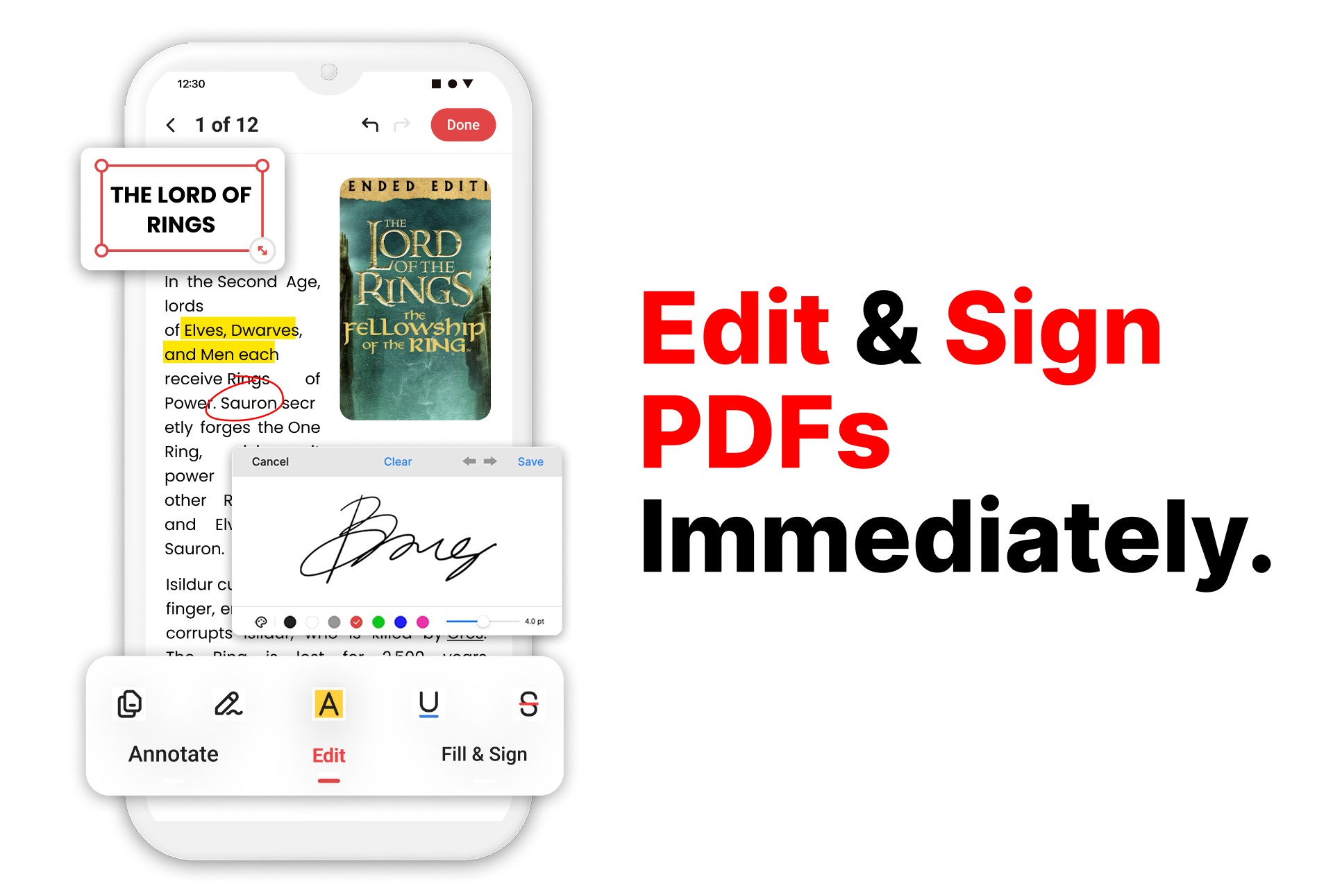 اسکرین شات 5 برنامه PDF Reader - PDF Converter