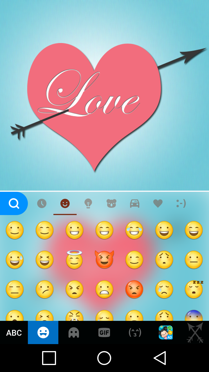 اسکرین شات 2 برنامه Pink Love Keyboard Theme