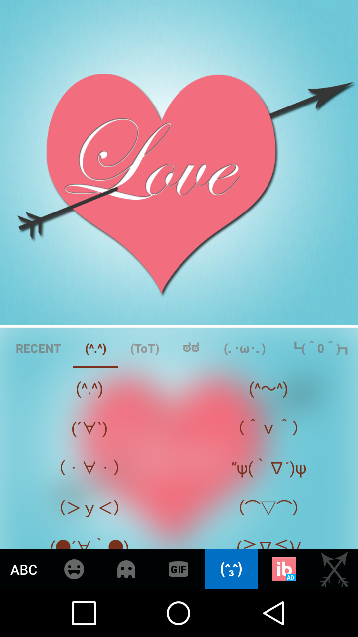 اسکرین شات 5 برنامه Pink Love Keyboard Theme