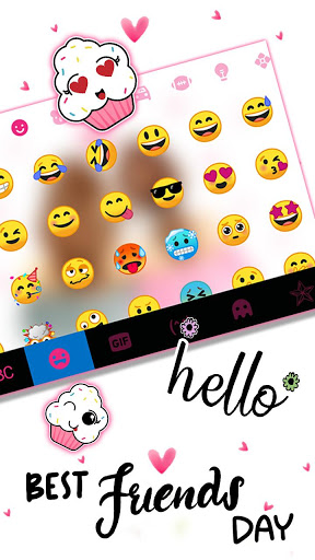 اسکرین شات 3 برنامه Best Friends Day Keyboard Background