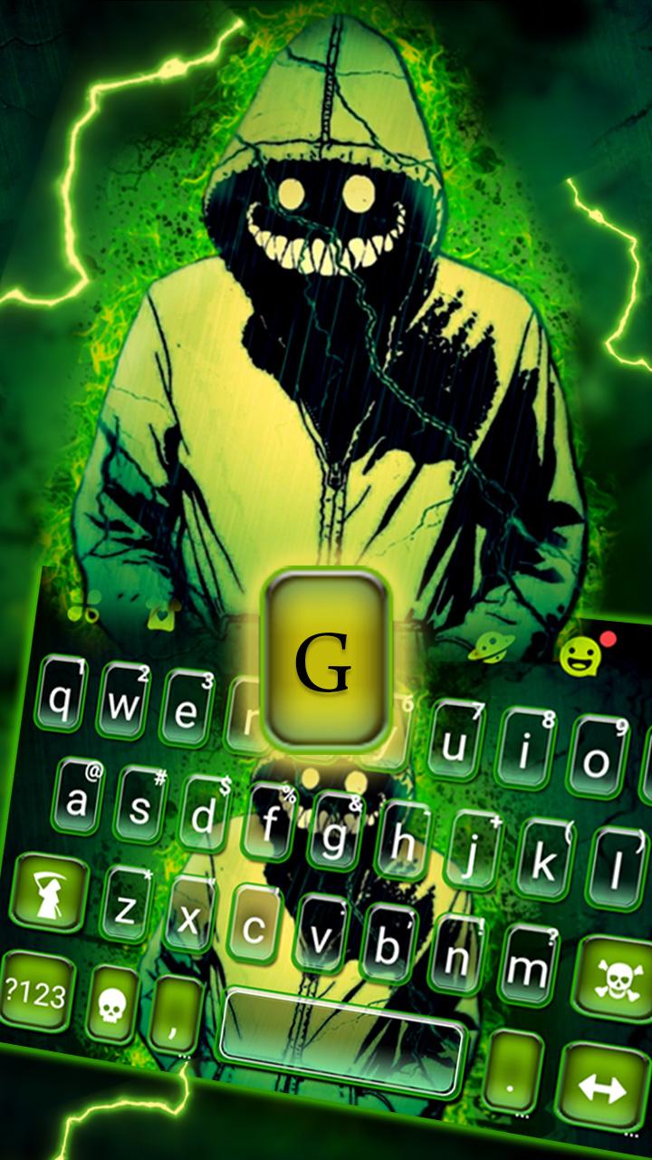 اسکرین شات 2 برنامه Creepy Devil Smile Keyboard Theme