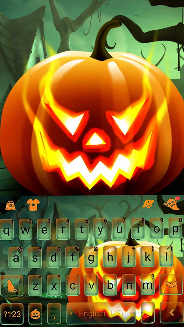 اسکرین شات 5 برنامه Evil Halloween Keyboard Theme