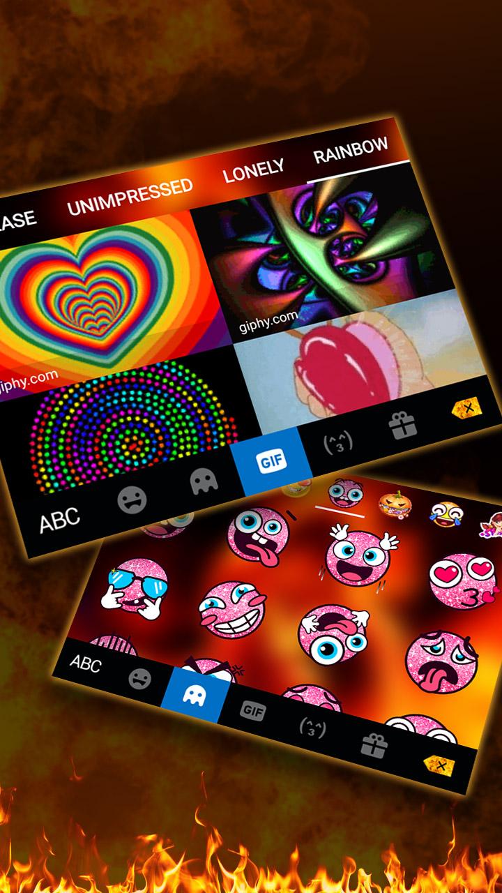 اسکرین شات 4 برنامه Flaming Fire Battle Theme