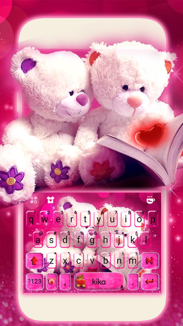 اسکرین شات 2 برنامه Lovely Teddy Theme
