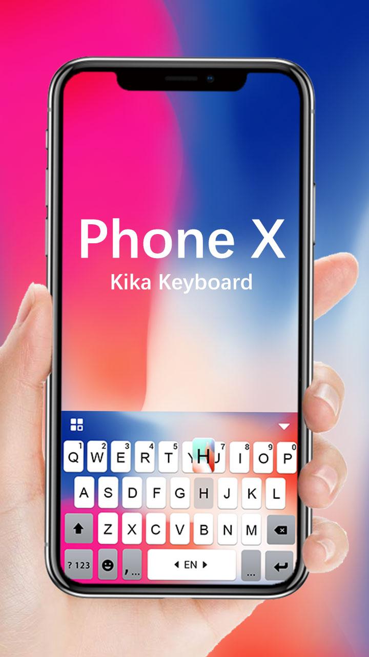 اسکرین شات 3 برنامه Keyboard for Phone X