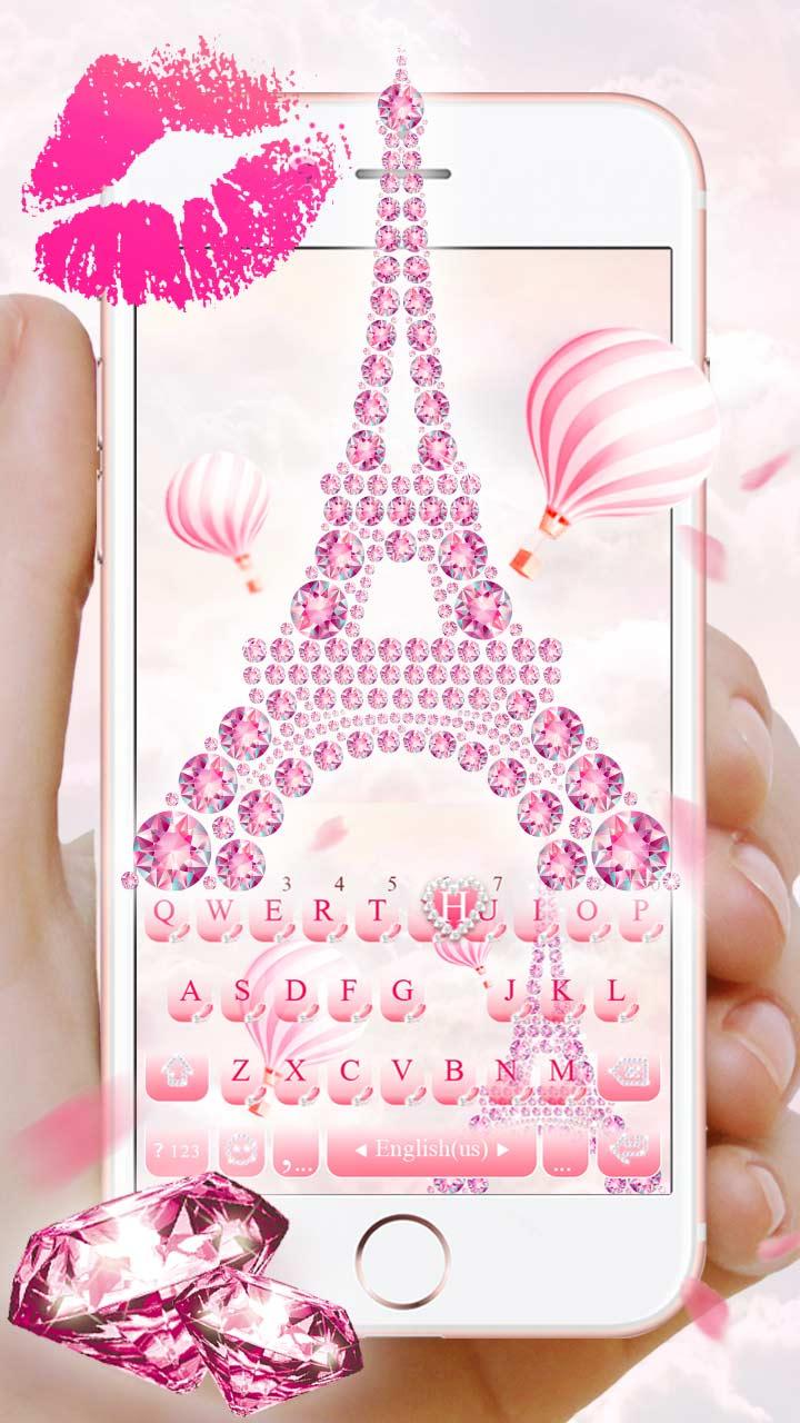 اسکرین شات 6 برنامه Pink Diamond Paris Themes