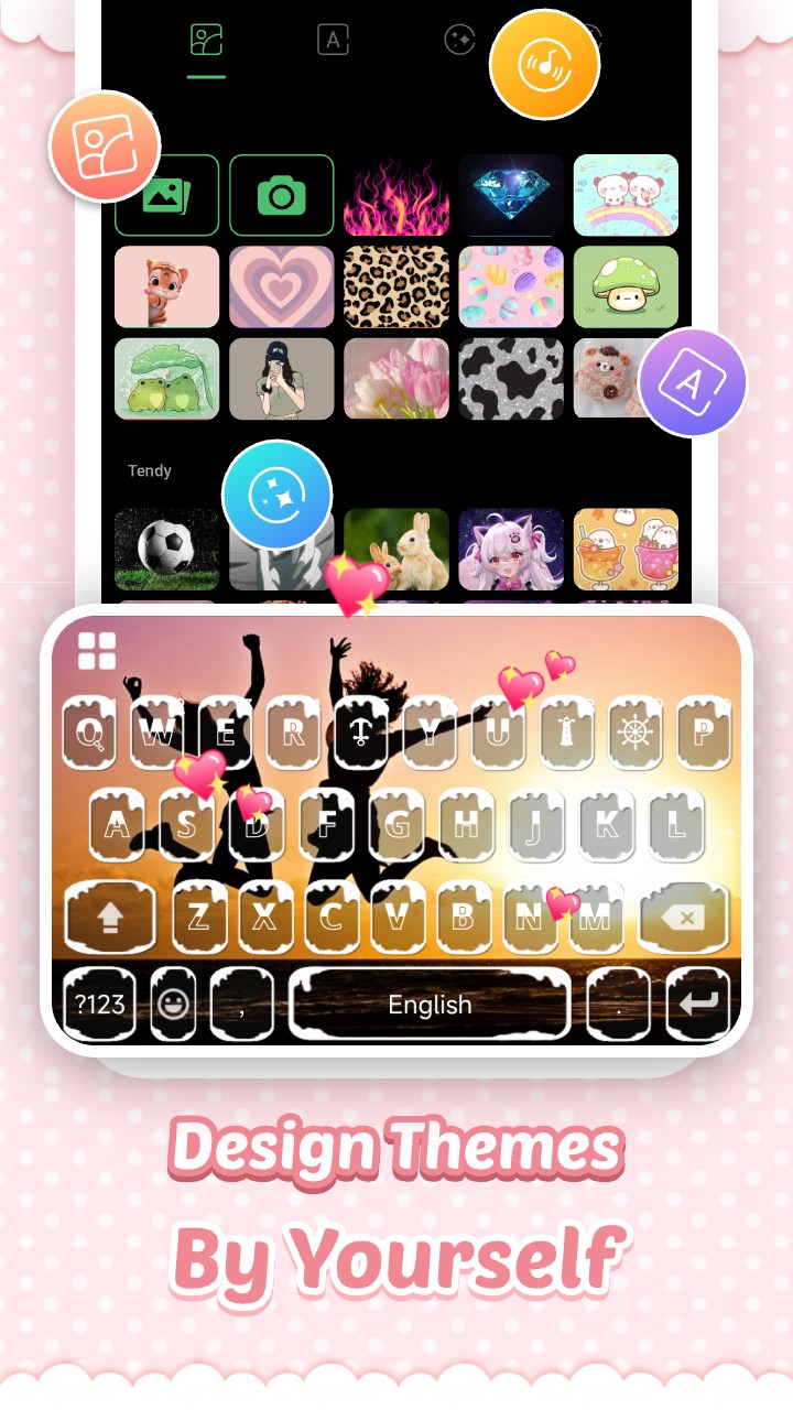 اسکرین شات 4 برنامه Pink Cute Hippo Theme