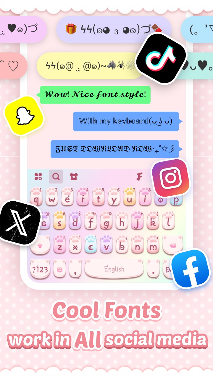 اسکرین شات 5 برنامه Pink Cute Hippo Theme