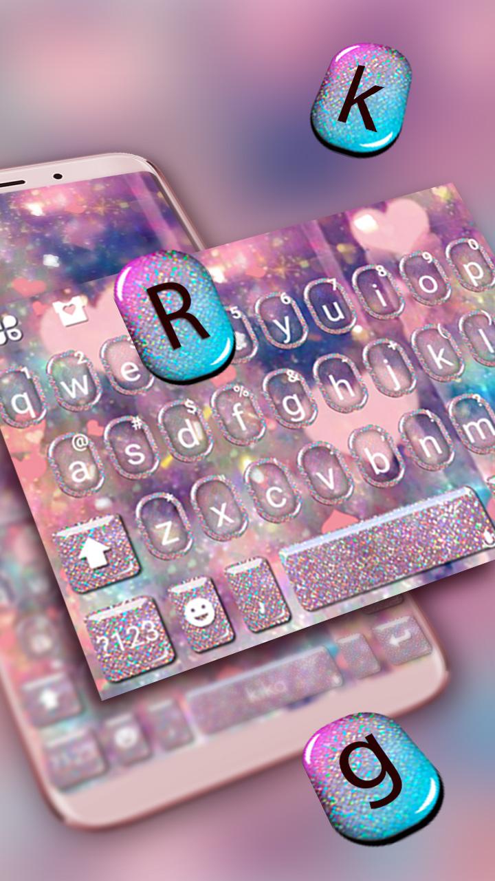 اسکرین شات 2 برنامه Rose Gold Heart Theme