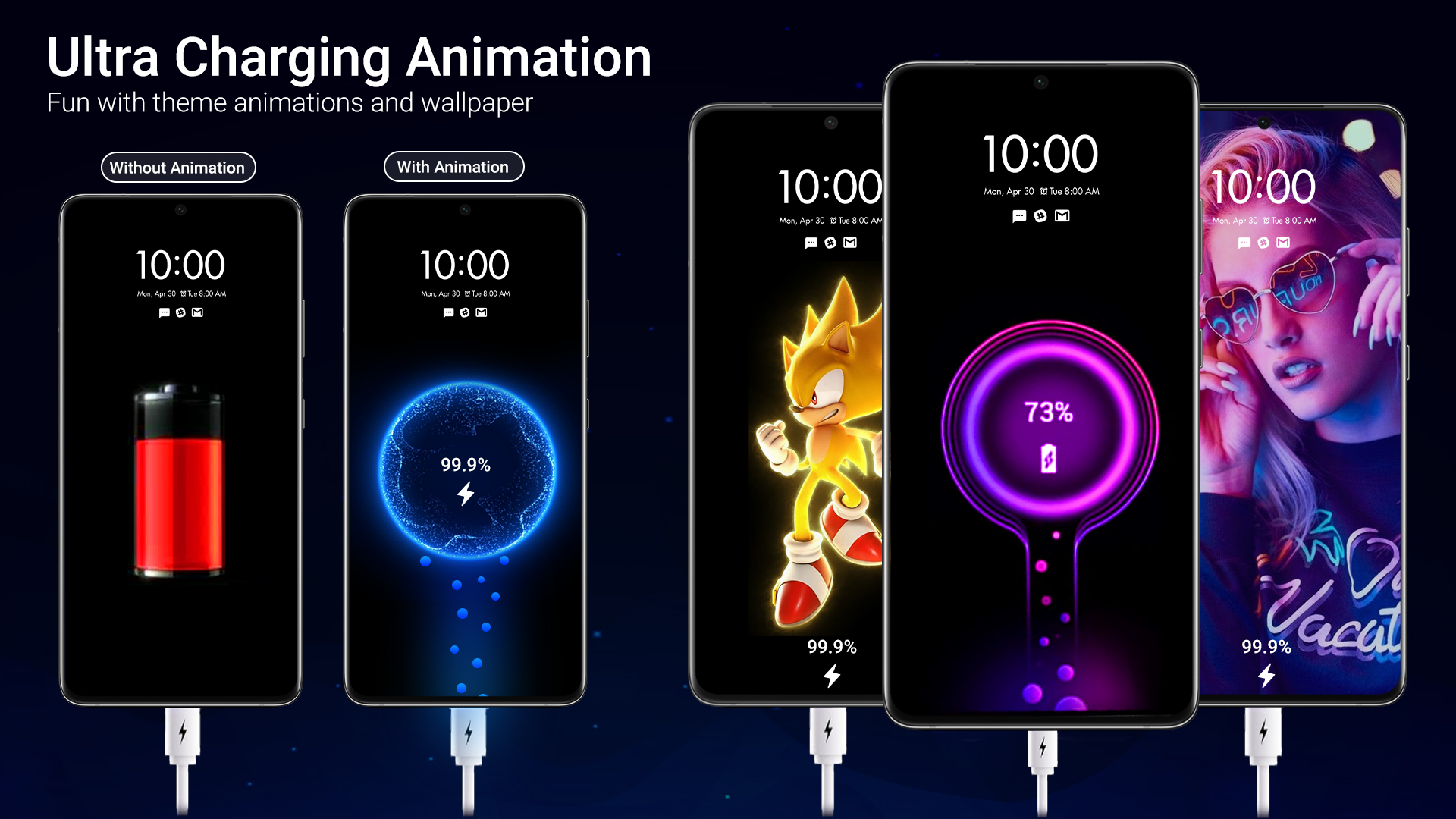 اسکرین شات 8 برنامه Ultra Charging Animation App