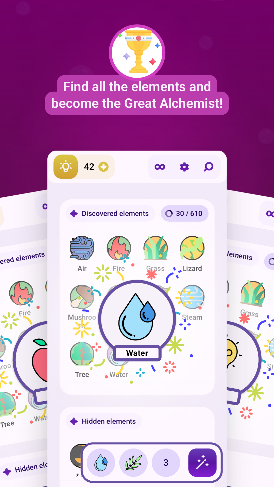 اسکرین شات 4 بازی Alchemy Craft & Merge Elements