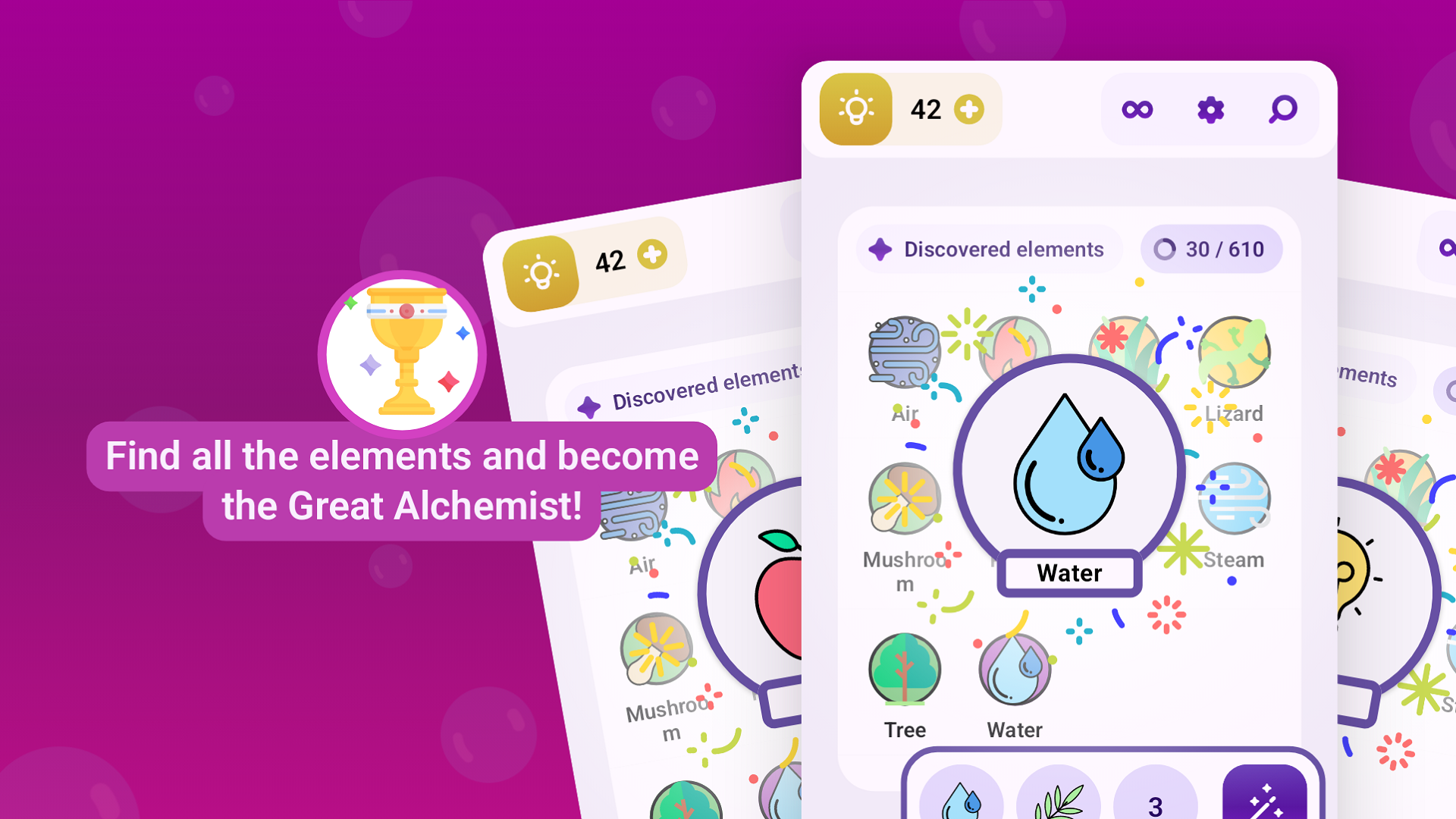 اسکرین شات 8 بازی Alchemy Craft & Merge Elements