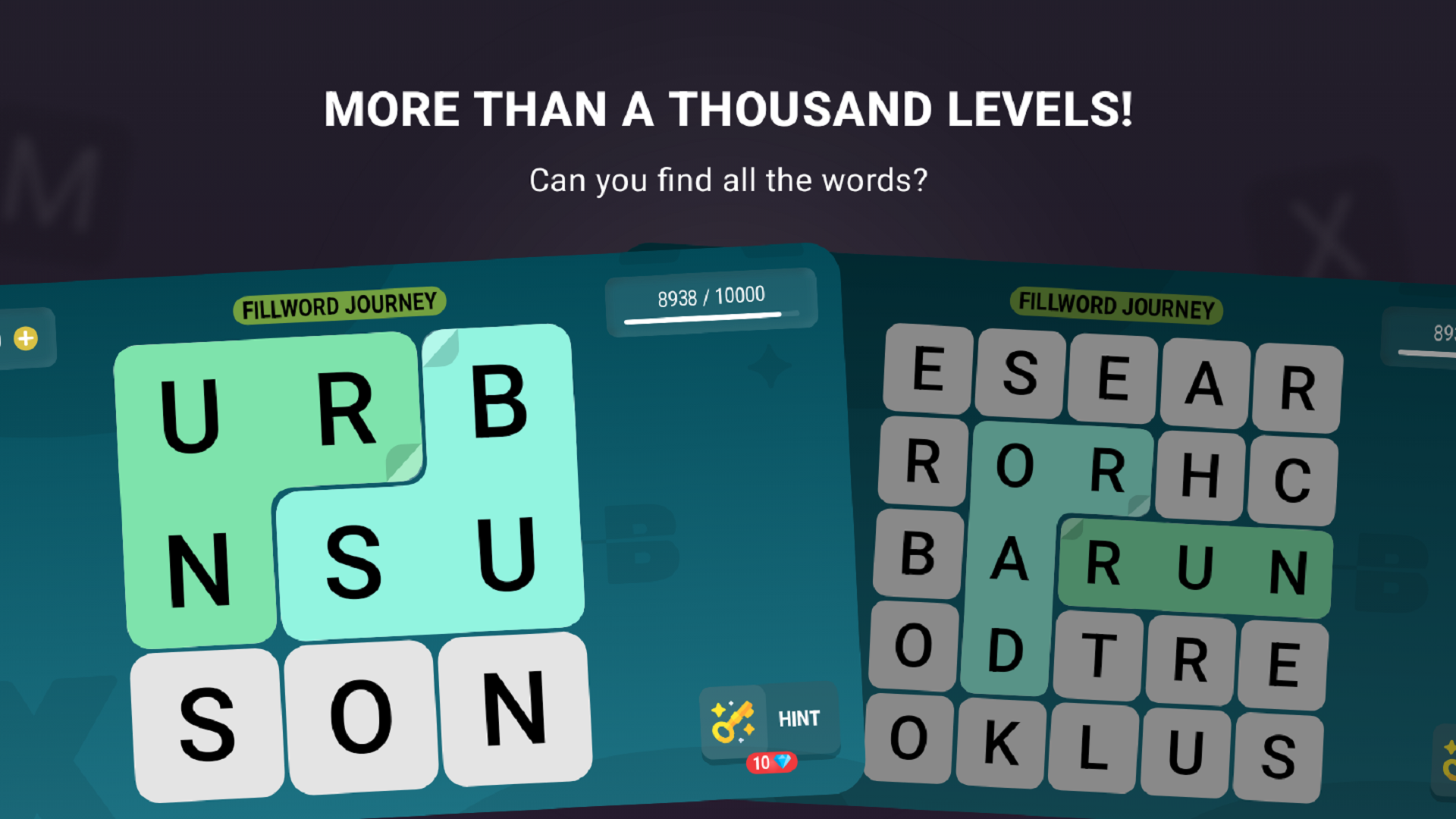 اسکرین شات 1 بازی Word Search Game: Find Words