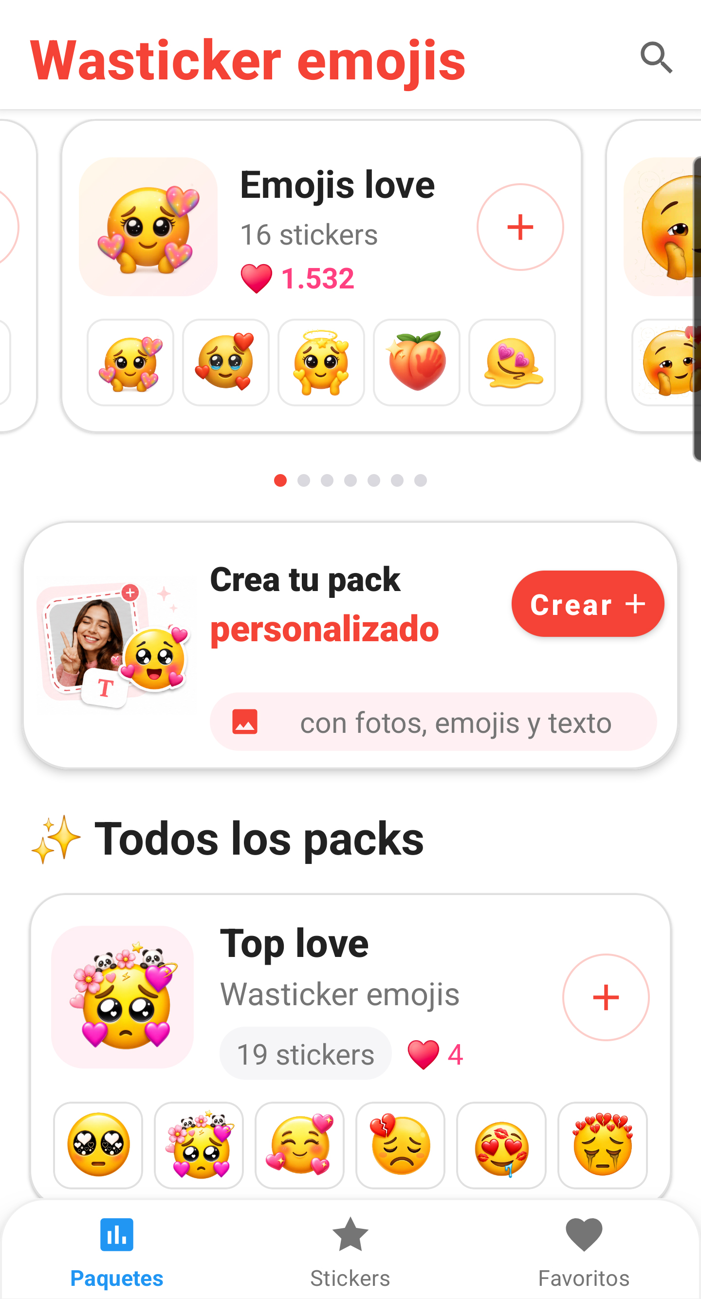 اسکرین شات 6 برنامه Wasticker emojis for whatsapp